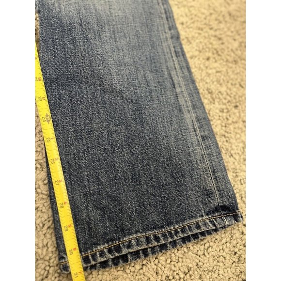 NEW Y2K VINTAGE BLUE CULT LOW RISE WEEKENDER FLARE BOOTCUT JEANS SIZE 28 - Picture 9 of 10